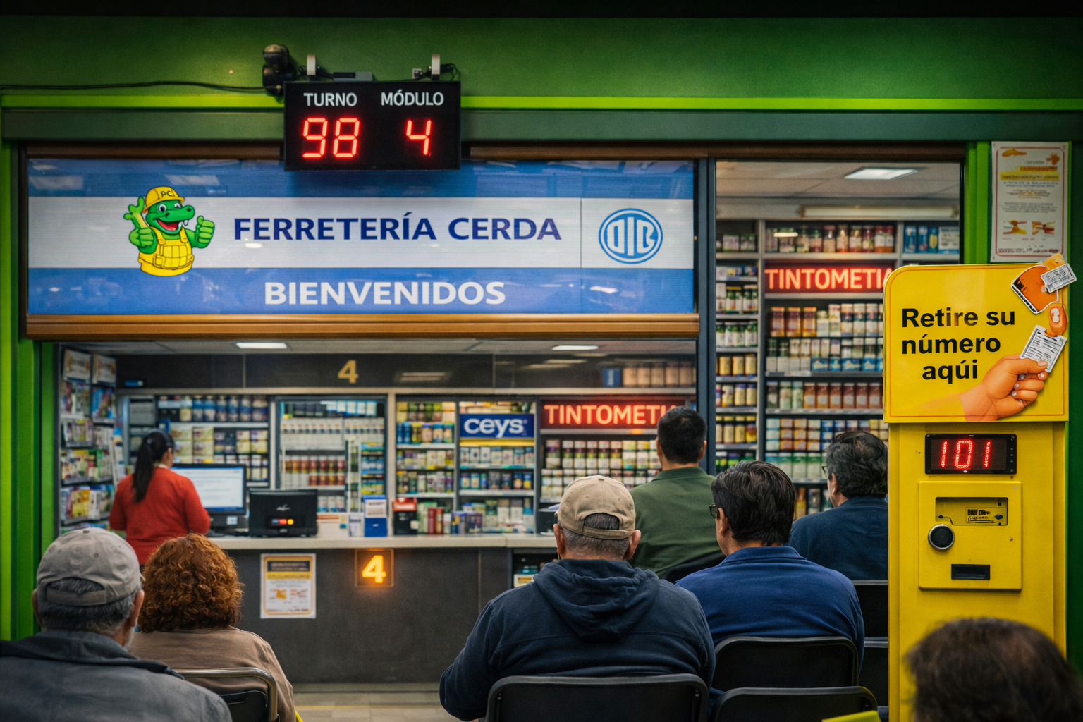 Atención por número